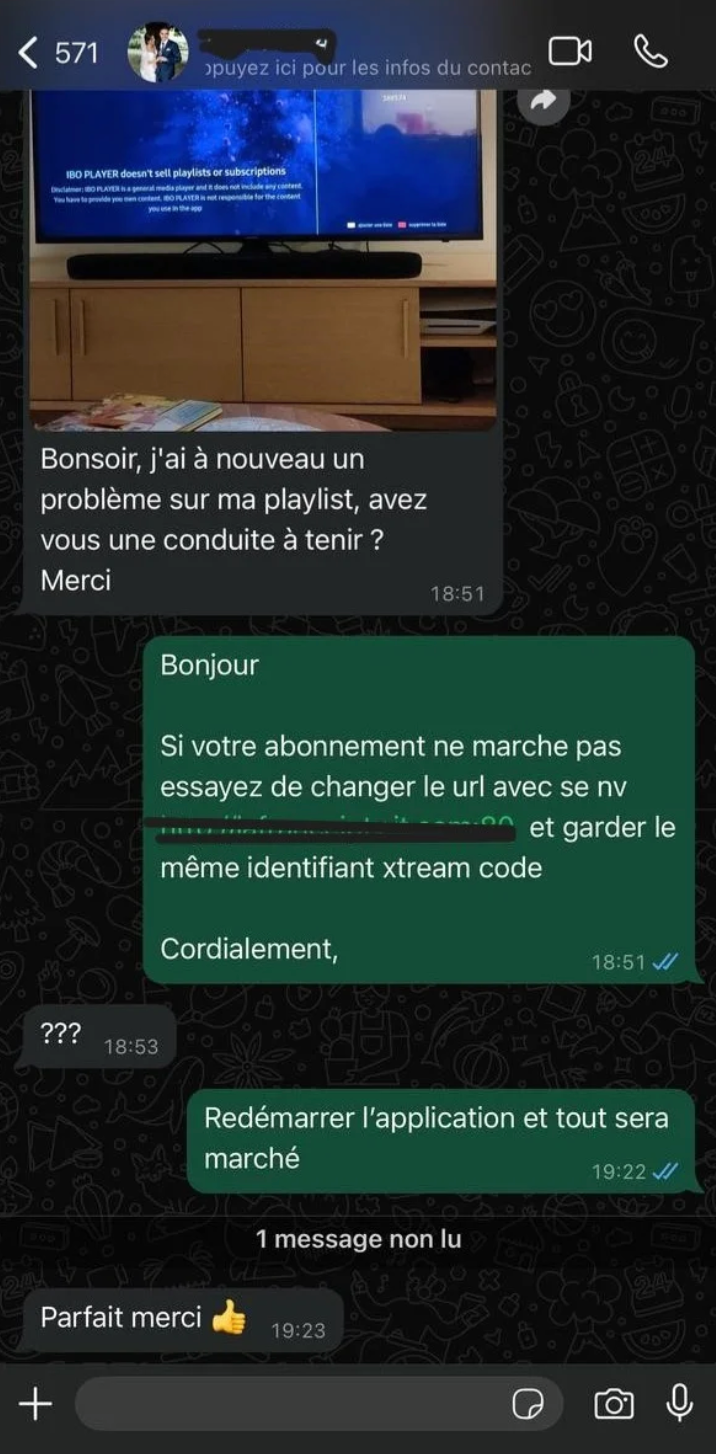 Avis Client WhatsApp